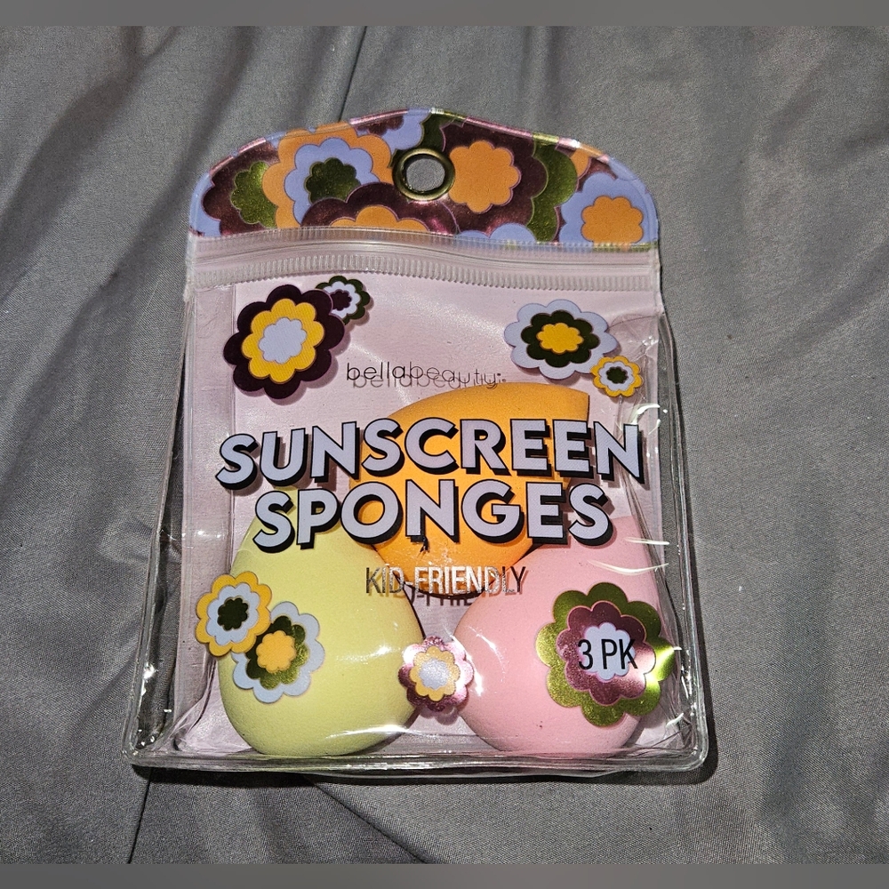 Bella Beauty 3pk Sunscreen Sponges BNIB